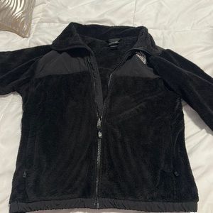 girls black north face jacket